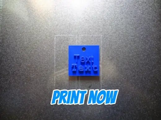 medium Keychain make you'r own font and text
