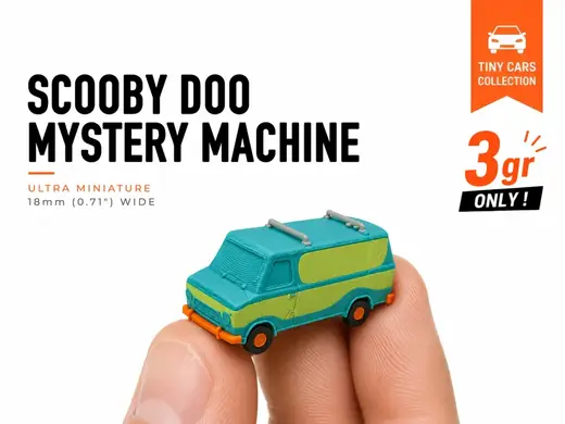 Tiny Scooby Doo Mystery Machine - Mini Cars Series