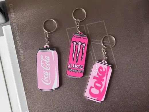 Can Opener keychains set of 3 soda cans