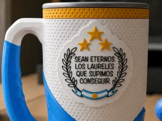 parche Chop Argentina Sean Eternos los Laureles 3D