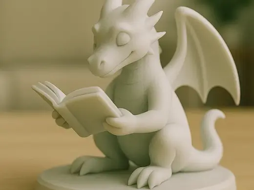 Mystic Dragon Sculpture – Elegant Shelf Display