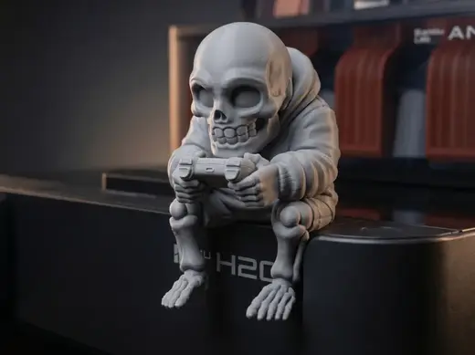 Gaming to the bones - Gamer Skeleton