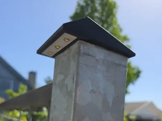 Solar Light for 80x80mm for hollow fencepost