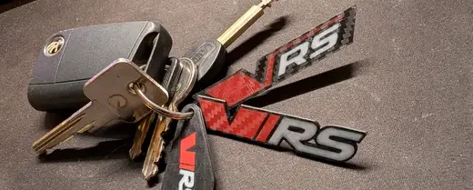 VRS Schlüsselanhänger RS Octavia Skoda key chain