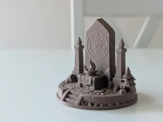 Arcane Wizard Shrine – 3D Diorama Sculpture
