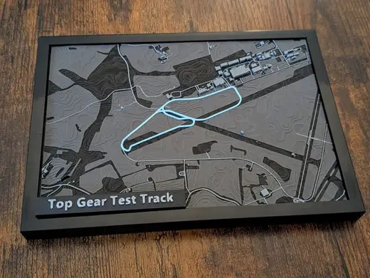 Top Gear Test Track 3D Miniature