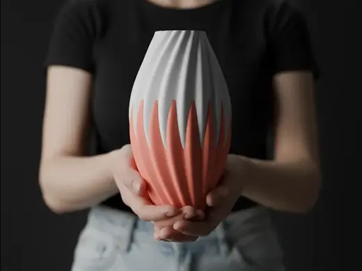 Modern two tone Vase. No AMS required