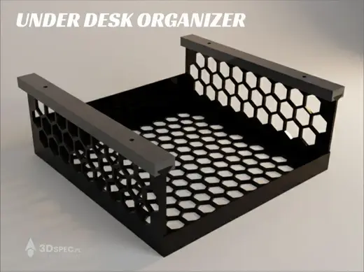 Under Desk Storage Organizer for Filament & Tools