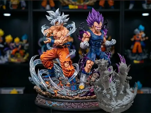 Goku ultra instinto y Vegeta ultra ego