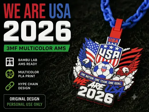 USA 2026 Soccer Hype Chain