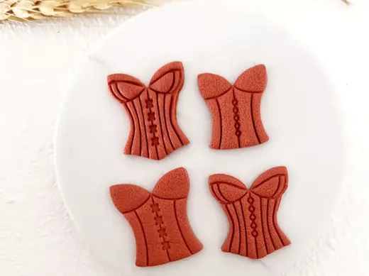 Burlesque Corset Clay Cutter