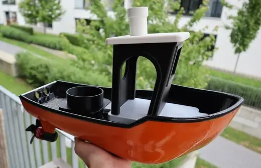 RC Benchy with drone Motors ESP32