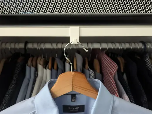 IKEA PAX holder/ hook for shirts without gluing