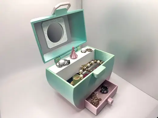 Princess Jewelry Music Box + Customizable Insert