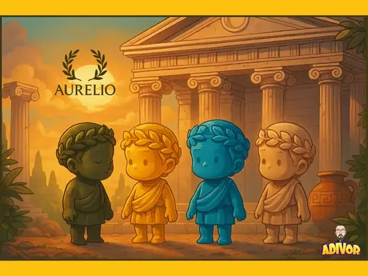 Aurelio – Mini Action Figure with Laurel Crown