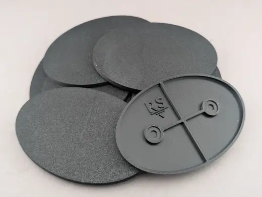 Oval Miniature MULTImagnetic Base 105x70mm