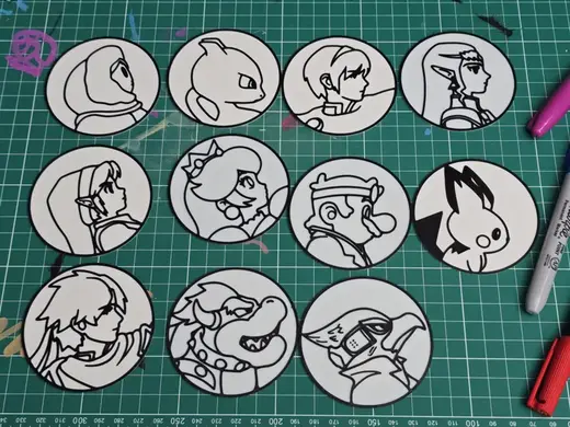 Party Gaming Heroes Coloring Squad Set