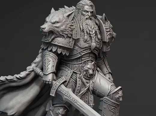 Nordic Wolf King – Demigod of the Void Clan