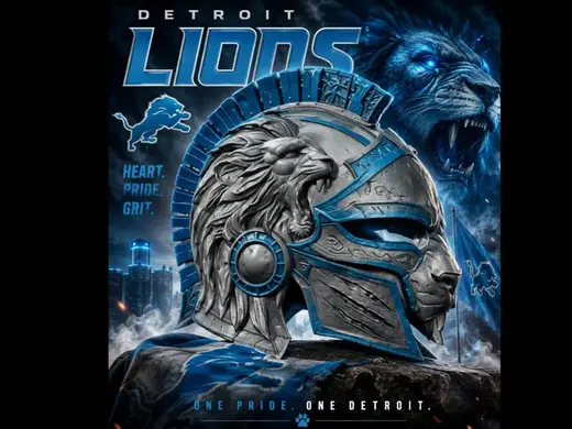 Detroit Lions Helmet