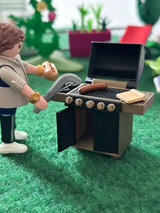 Gasgrill Grill Modell Puppenhaus