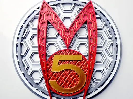 Speed Racer Mach 5 Dimensional Mosaic