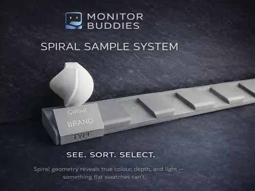 Monitor Buddies Sample Spiral with Label