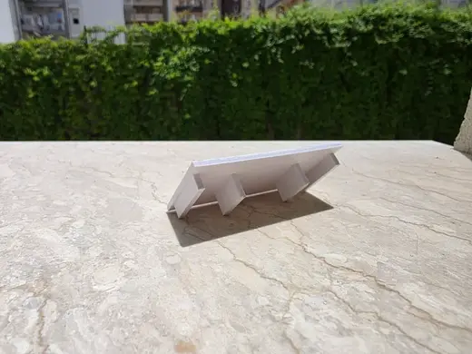 Tappo profilo in alluminio T maggiorato con scatti