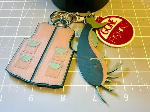 Gone Fishing Keychains