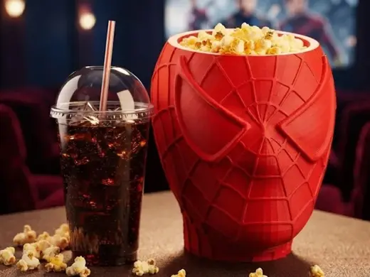Tigela pipoca ou doce Tobey Maguire Spiderman EASY