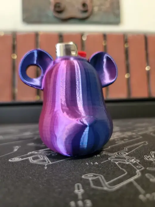 Bear Head BIC lighter Sleeve