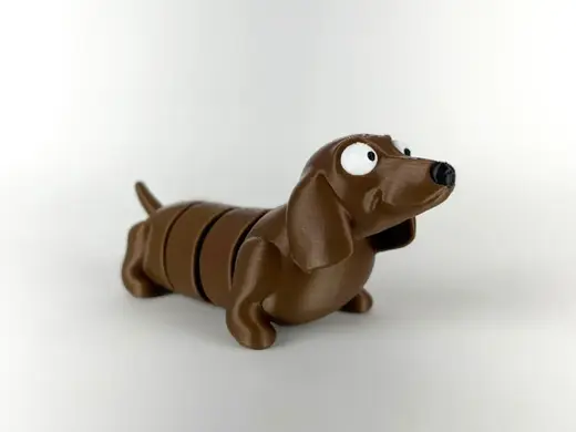 Cute Dachshund Articulated Long Version