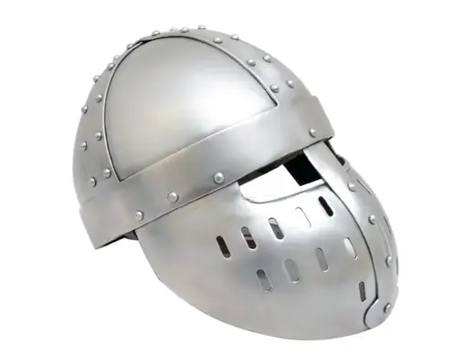 Mittelalter Kreuzfahrer Helm mit Gesichtsplatte