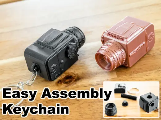 Hasslelad Film Camera Keychain
