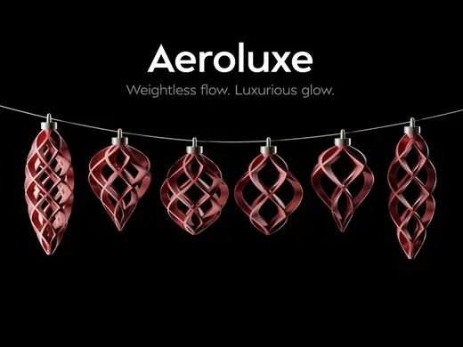 Ornament Aeroluxe - Weightless flow.Luxurious glow