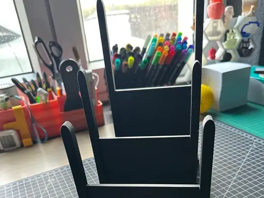 Adjustable gutter holder for walls & edges