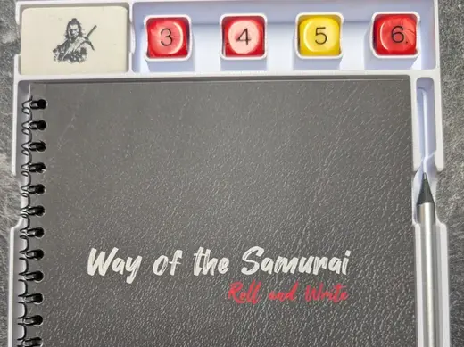 boite voyage pour Way of the samuraï Roll & Write