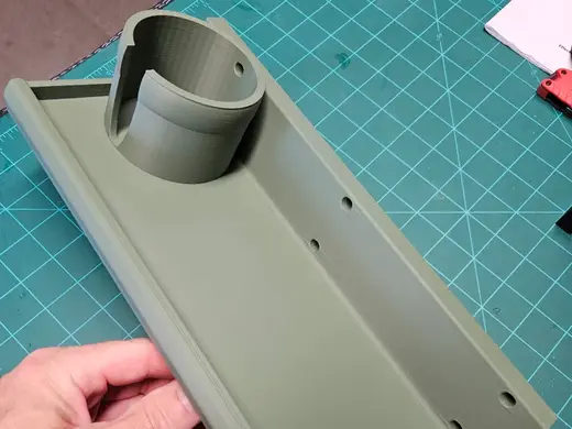 Shelf with cup holder. Wall mount