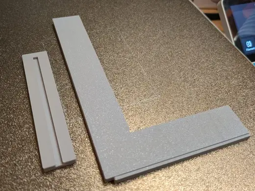Right angle, 160x100mm, no screws, anschlagwinkel