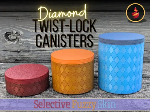 Diamond Twist-Lock Canisters