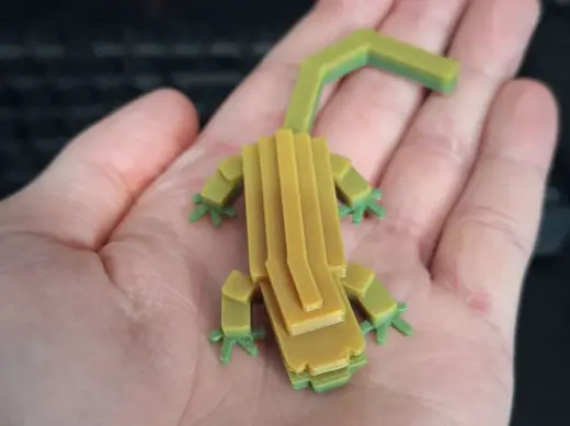 Voxel art Salamander