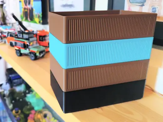 Self-Nesting Stacking Storage Tray (4 textures)