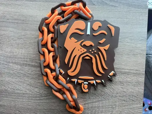 Cleveland Browns Oversized Necklace, Pendant