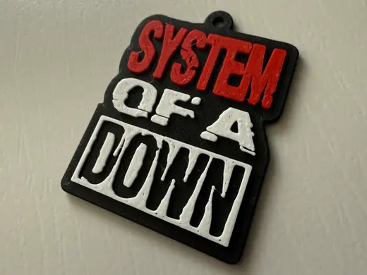 System Of A Down keychain