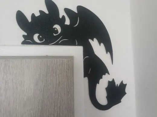 Night Fury Toothless door decor