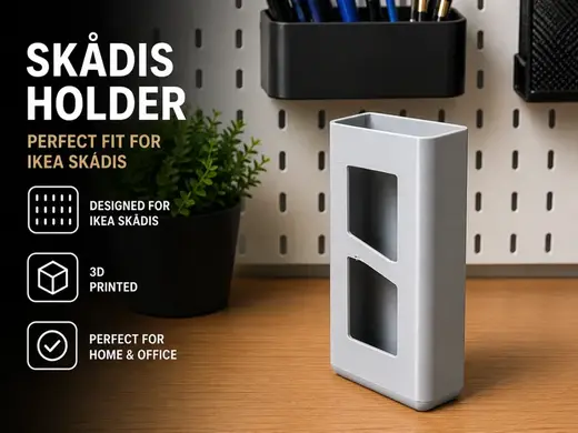 Ikea Skadis Storage Basket - 15 mm Version