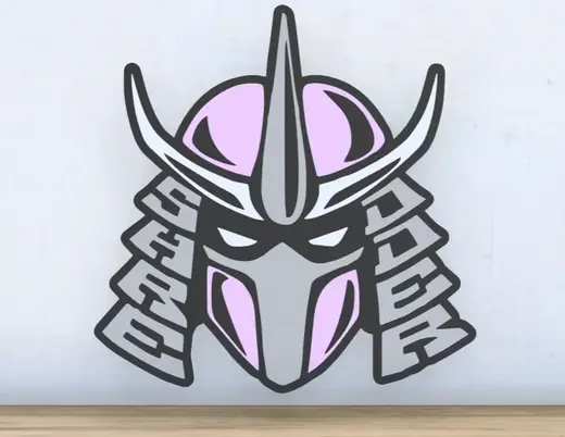 Shredder- Layered - Word Wall Art