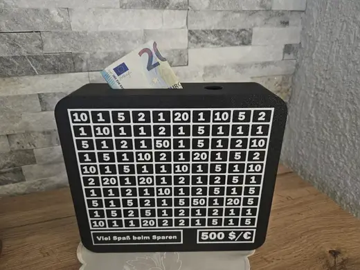 Piggy bank, Money bank, 500 $/€, 1000€, 500 Pfund