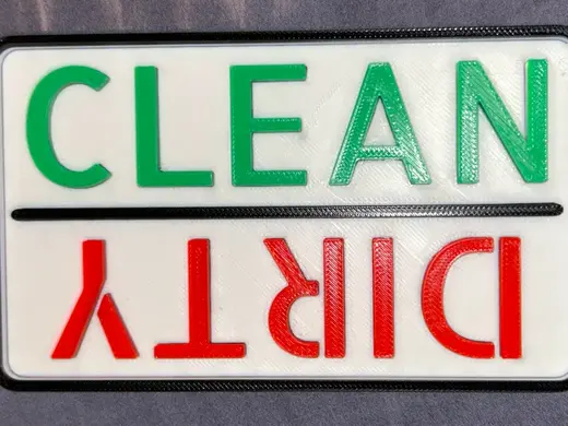 Dishwasher Sign
