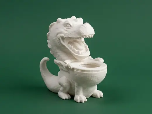 Dinosaur Toilet Holder – Funny Desk Decor