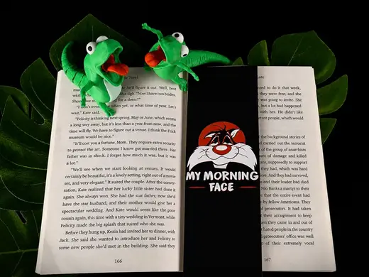 My Morning Face | Sylvester cat |Hueforge Bookmark